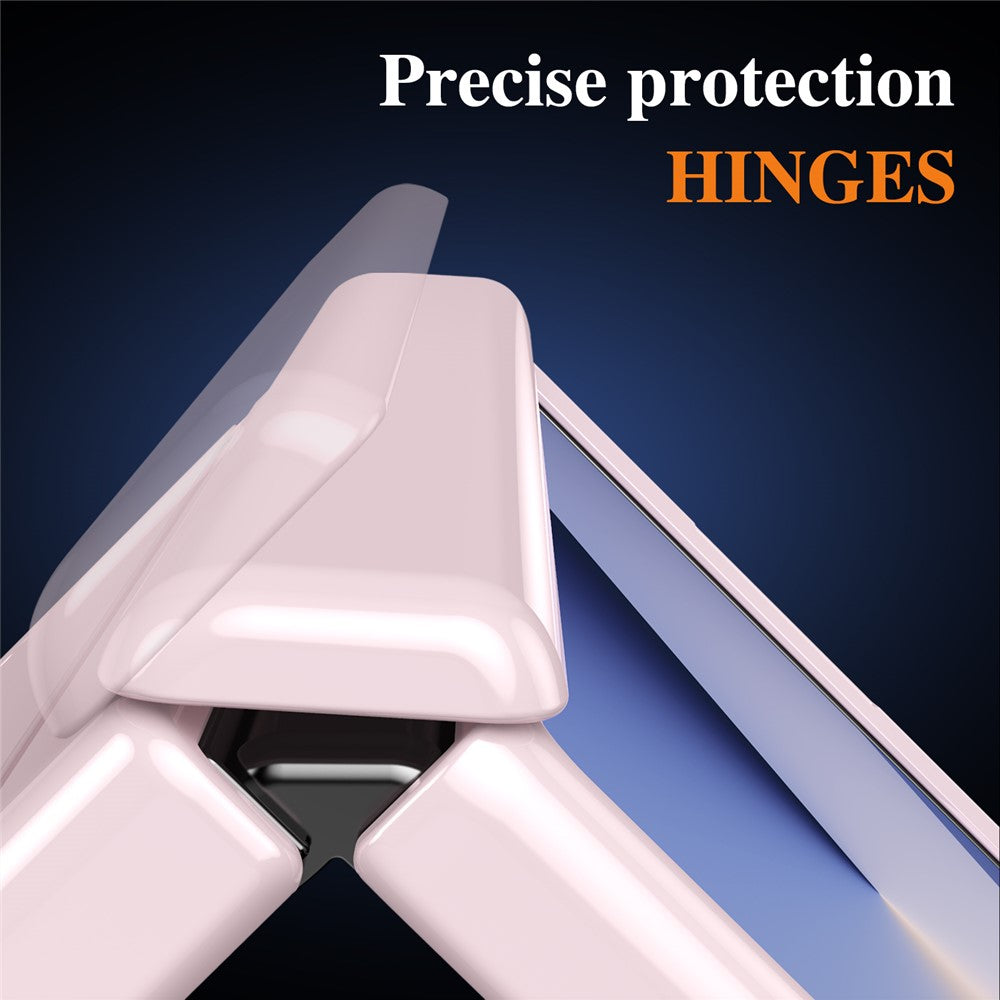 For Samsung Galaxy Z Fold6 5G PC Phone Case with Back Cover Kickstand and Tempered Glass Film