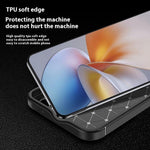 Samsung Galaxy S25+ TPU-mobilcover med kulfiberstruktur og varmeafledning