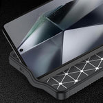 Samsung Galaxy S25 Ultra-skal med kulfiberstruktur i TPU, varmeafledning