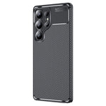 Samsung Galaxy S25 Ultra-skal med kulfiberstruktur i TPU, varmeafledning