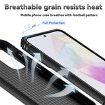 Til Samsung Galaxy A36 5G / A56 5G Cover PC + TPU Telefoncover med Linsebeskyttelse Støttefod