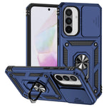 Til Samsung Galaxy A36 5G / A56 5G Cover PC + TPU Telefoncover med Linsebeskyttelse Støttefod