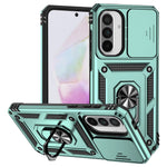Til Samsung Galaxy A36 5G / A56 5G Cover PC + TPU Telefoncover med Linsebeskyttelse Støttefod