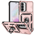 Til Samsung Galaxy A36 5G / A56 5G Cover PC + TPU Telefoncover med Linsebeskyttelse Støttefod