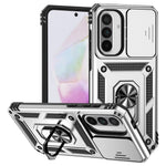 Til Samsung Galaxy A36 5G / A56 5G Cover PC + TPU Telefoncover med Linsebeskyttelse Støttefod
