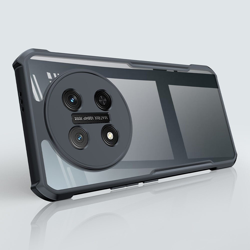 XUNDD-cover til Honor X60 Pro 5G / Magic7 Lite 5G / X9c 5G, stødsikkert TPU + akryl, gennemsigtigt bagcover