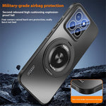 For Xiaomi 14 Pro Magnetic Case Kickstand TPU PC Heat Dissipation Phone Cover