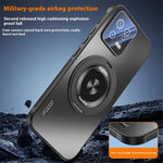 For Xiaomi 13 Magnetic Case Kickstand TPU PC Heat Dissipation Phone Cover