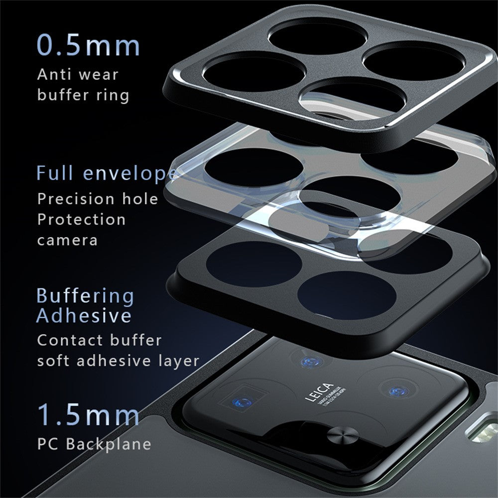 For Xiaomi 15 Pro Case Skin-Touch TPU + PC Matte Phone Back Cover, Transparent Black