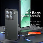For Xiaomi 15 Pro Case Skin-Touch TPU + PC Matte Phone Back Cover, Transparent Black
