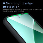 For Xiaomi 15 Pro Case Skin-Touch TPU + PC Matte Phone Back Cover, Transparent Black
