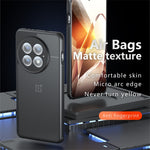 OnePlus OnePlus 13 Skal Skin-Touch TPU + PC Matt mobilskal, Transparent Svart