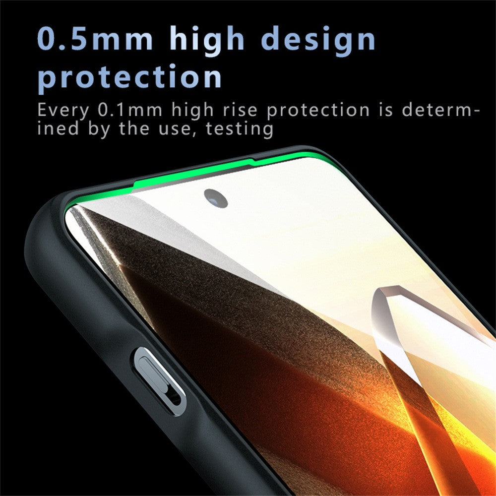 OnePlus OnePlus 13 Skal Skin-Touch TPU + PC Matt mobilskal, Transparent Svart