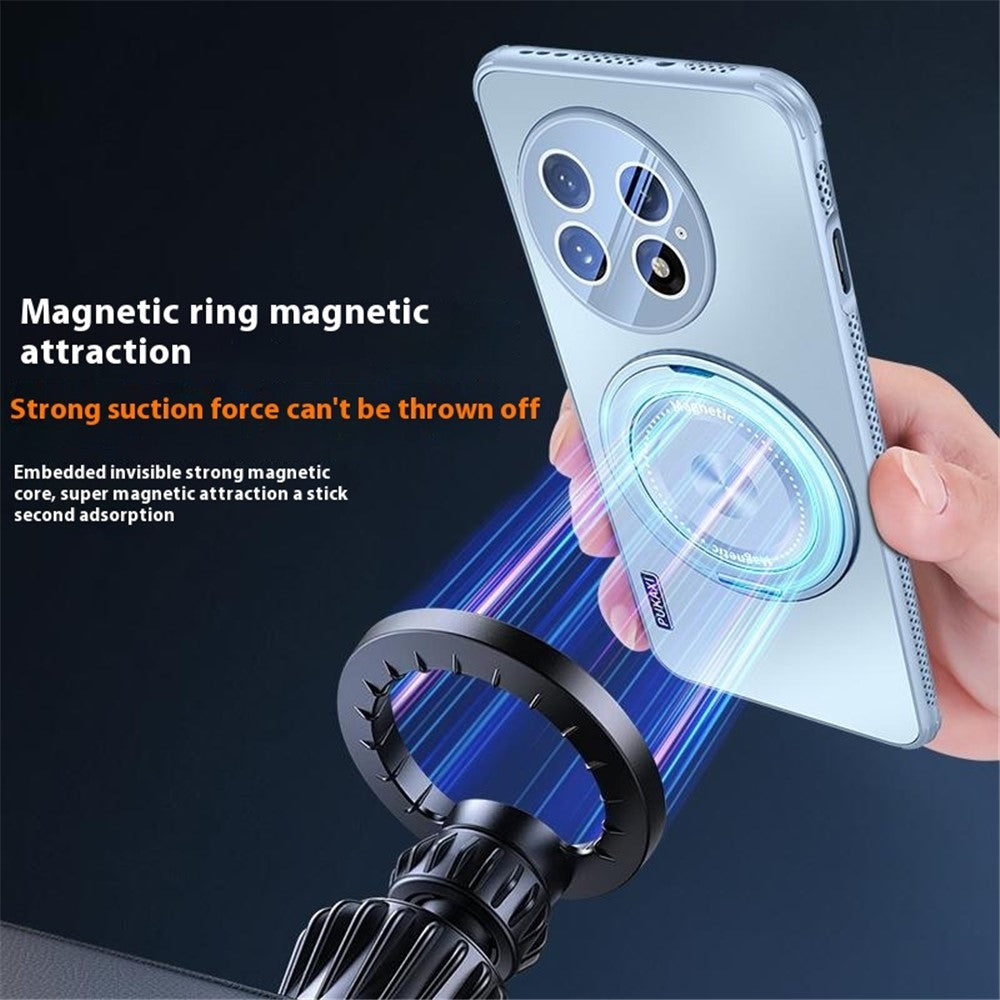 OnePlus 13 Magnetiskt Skal Stativ TPU PC Värmeavledande mobilskydd