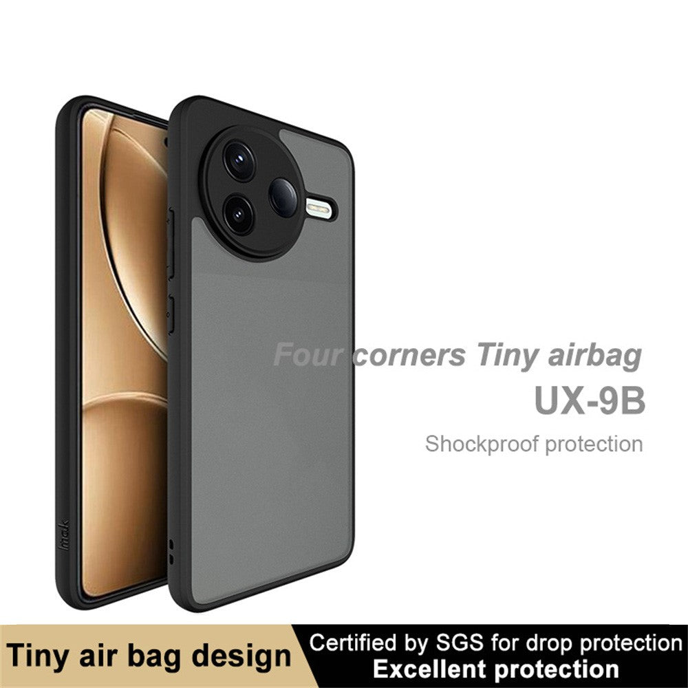 IMAK UX-9B Series For Xiaomi Poco F7 Pro 5G / Redmi K80 5G Case Tiny Airbag PC+TPU Matte Phone Cover