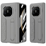 For Huawei Mate X6 Case Kickstand Wristband PC Phone Cover with Tempered Glass Film