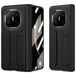 For Huawei Mate X6 Case Kickstand Wristband PC Phone Cover with Tempered Glass Film