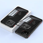 For Asus ROG Phone 9 Pro 5G / Phone 9 5G Case Metal Frame Tempered Glass Back Mobile Cover with Slide Key