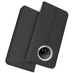 Huawei Mate 70 Pro / 70 Pro+ skal i PU-läder med korthållare, stativ, magnetisk stängning