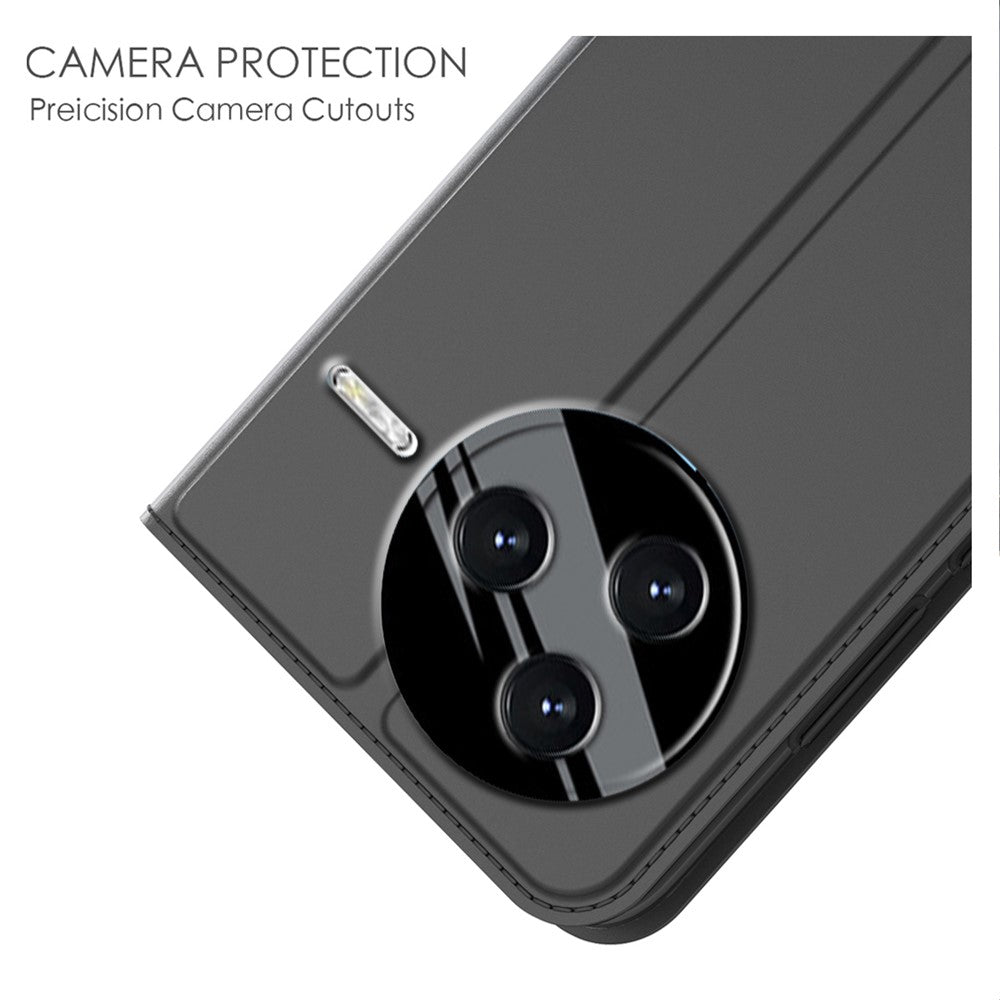 PU-lädermobilskal med korthållare, stativ och magnetisk stängning för Xiaomi Poco F7 Pro 5G / Redmi K80 5G