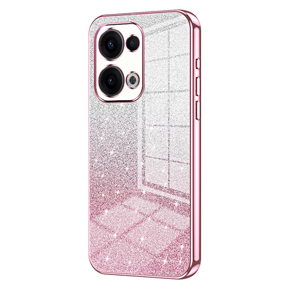For Oppo Reno13 5G (Global) Case Electroplating Gradient Glitter TPU Phone Cover