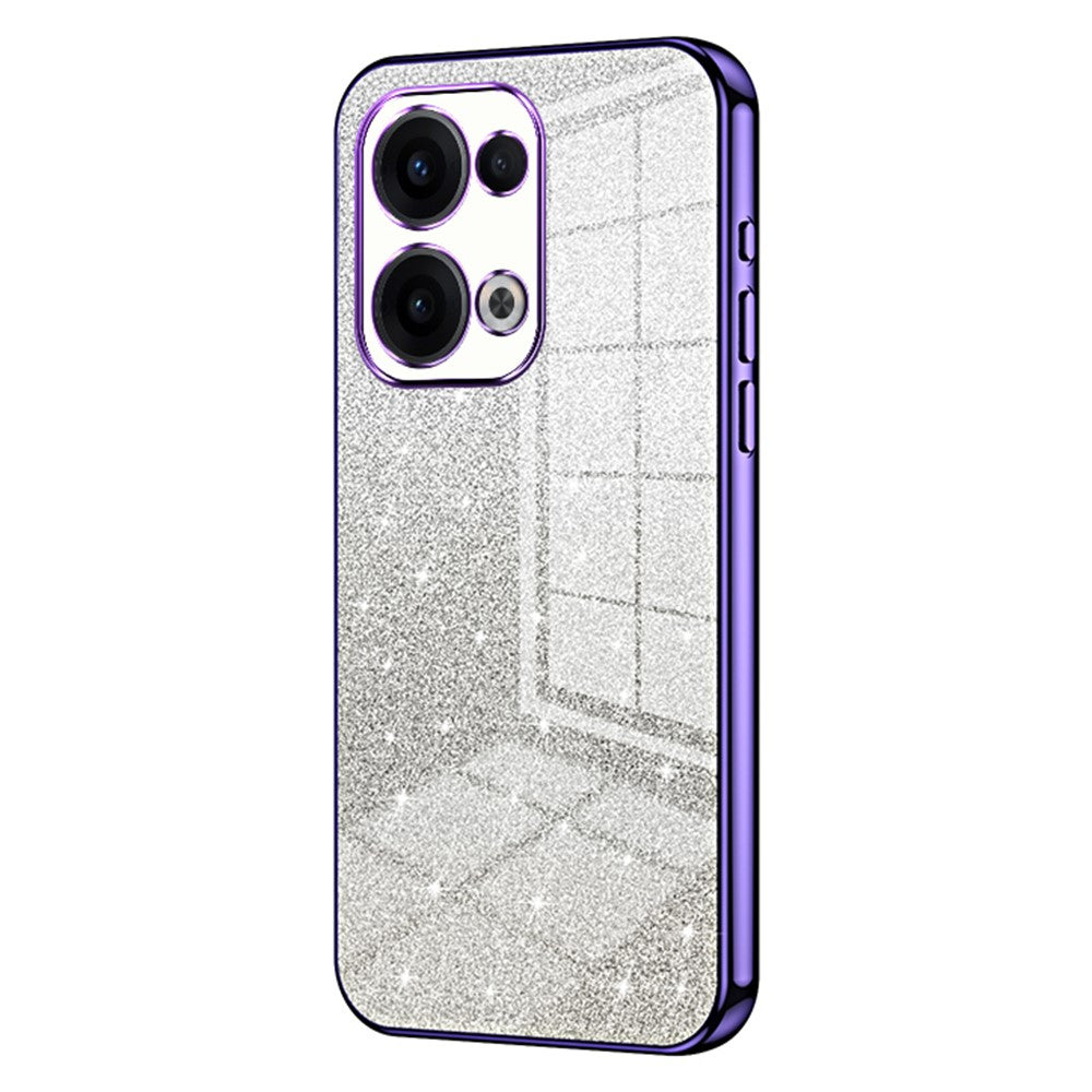 For Oppo Reno13 5G (Global) Case Electroplating Gradient Glitter TPU Phone Cover