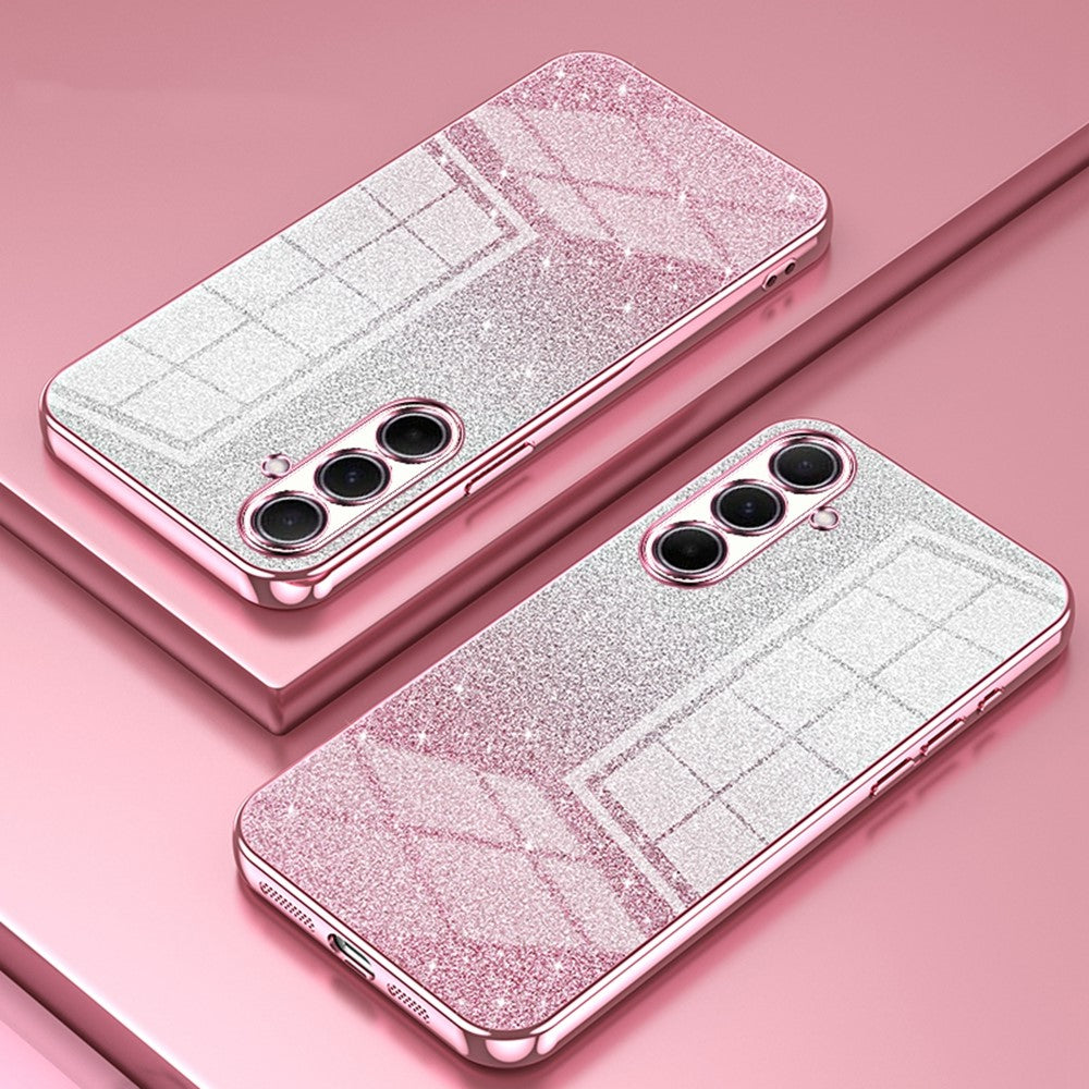 Til Samsung Galaxy A56 5G Etui Galvanisering Gradient Glitter TPU Telefoncover