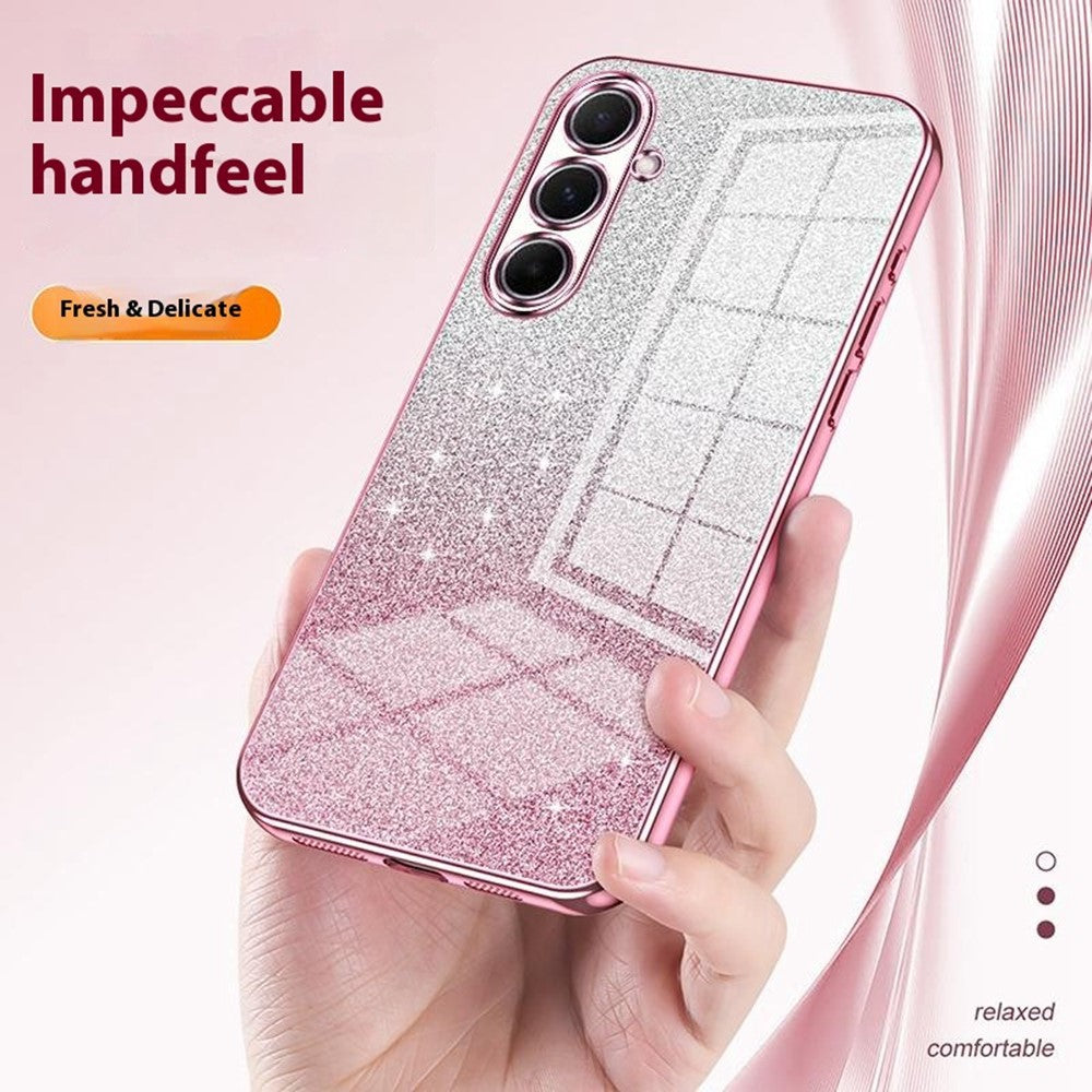 Til Samsung Galaxy A56 5G Etui Galvanisering Gradient Glitter TPU Telefoncover