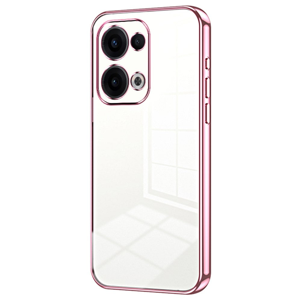For Oppo Reno13 5G (Global) Case Electroplating Frame Soft TPU Phone Cover