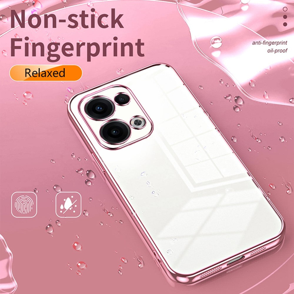 For Oppo Reno13 5G (Global) Case Electroplating Frame Soft TPU Phone Cover