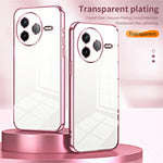 For Xiaomi Poco F7 Pro 5G / Redmi K80 5G Case Electroplating Frame Soft TPU Phone Cover
