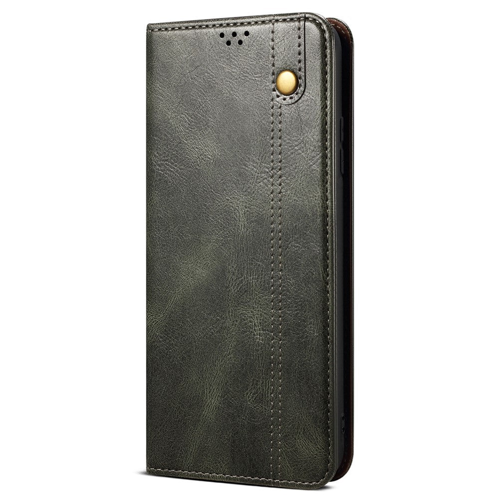 For Samsung Galaxy A26 5G Case Crazy Horse Texture Waxy Leather Wallet Stand Phone Cover