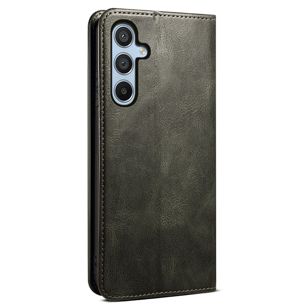 For Samsung Galaxy A26 5G Case Crazy Horse Texture Waxy Leather Wallet Stand Phone Cover
