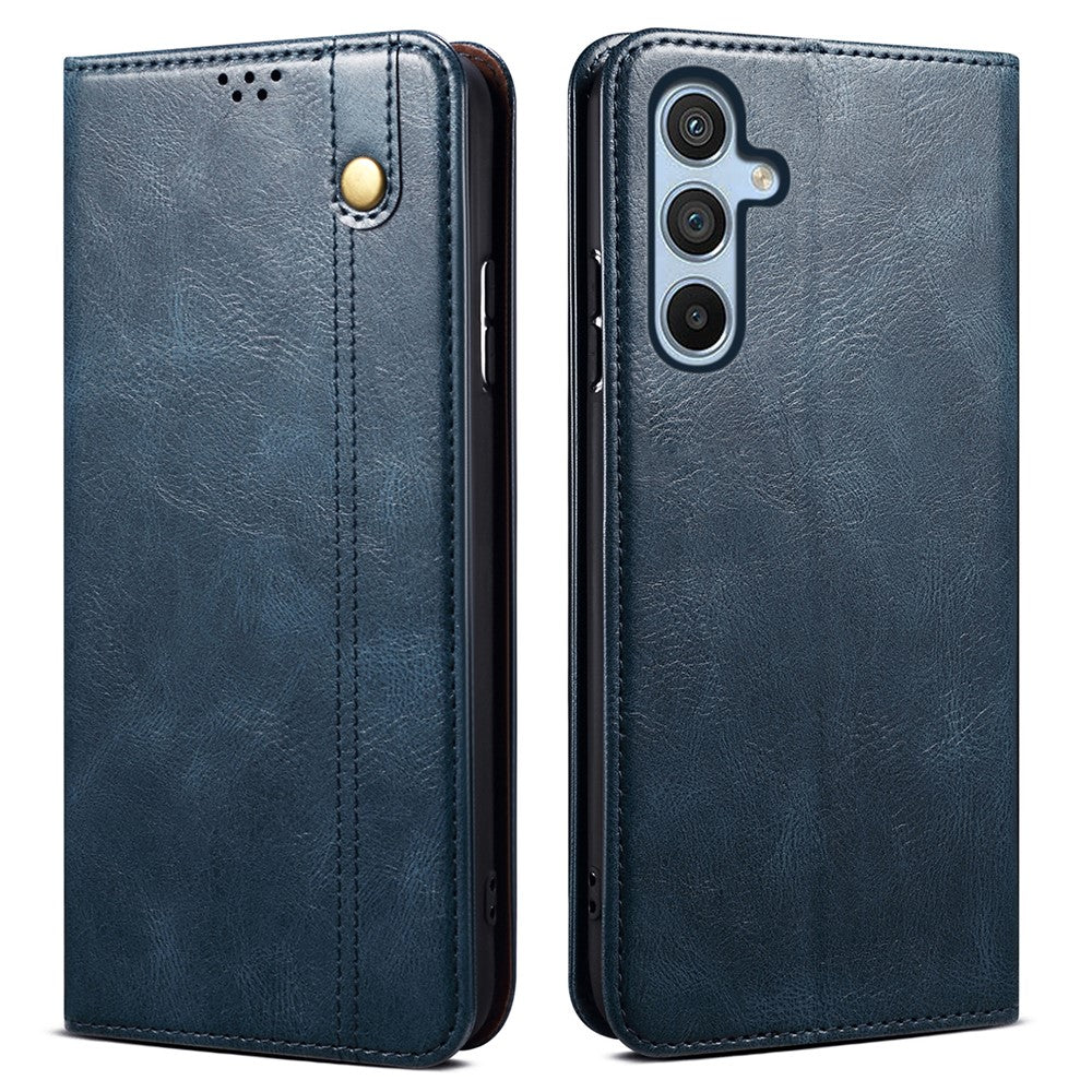 For Samsung Galaxy A26 5G Case Crazy Horse Texture Waxy Leather Wallet Stand Phone Cover