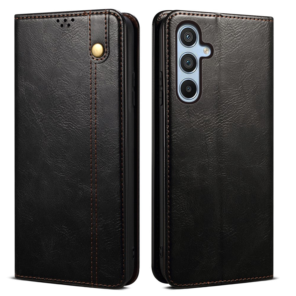For Samsung Galaxy A26 5G Case Crazy Horse Texture Waxy Leather Wallet Stand Phone Cover