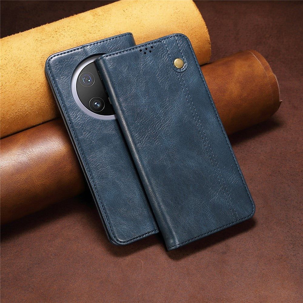 For Huawei Mate 70 Pro / Mate 70 Pro+ Case Crazy Horse Texture Waxy Leather Wallet Stand Phone Cover