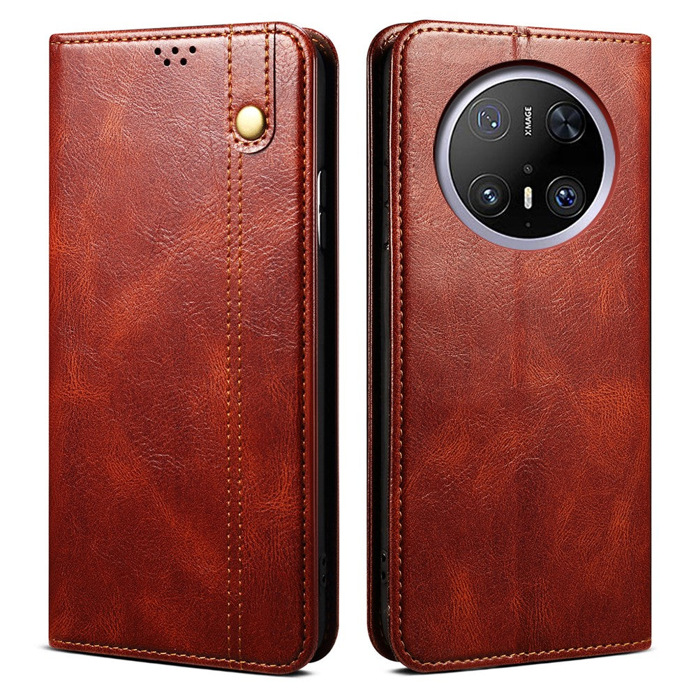 For Huawei Mate 70 Pro / Mate 70 Pro+ Case Crazy Horse Texture Waxy Leather Wallet Stand Phone Cover