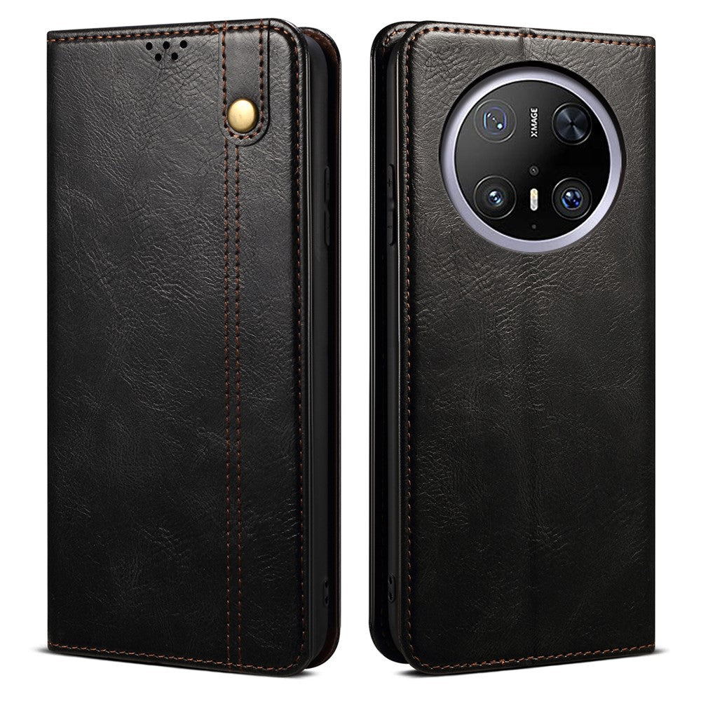 For Huawei Mate 70 Pro / Mate 70 Pro+ Case Crazy Horse Texture Waxy Leather Wallet Stand Phone Cover