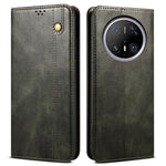 For Huawei Mate 70 Case Crazy Horse Texture Waxy Leather Wallet Stand Phone Cover