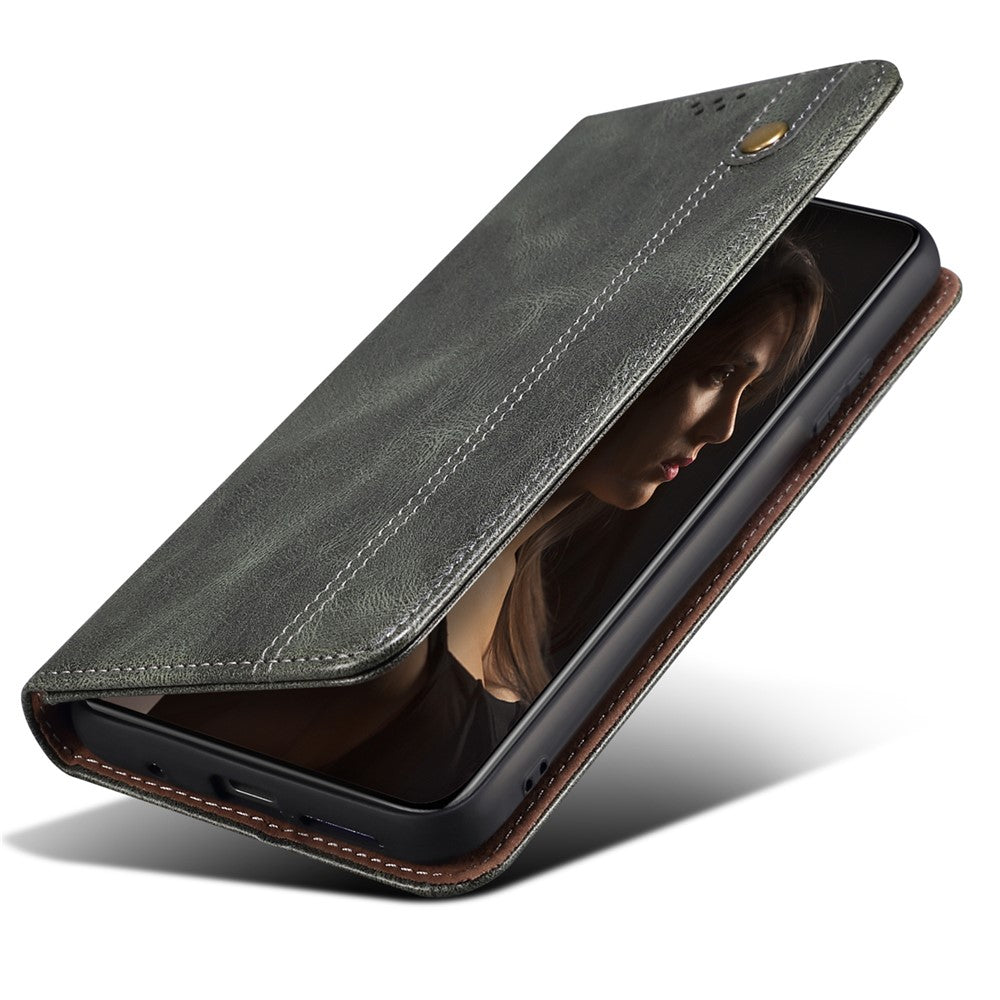 For Huawei Mate 70 Case Crazy Horse Texture Waxy Leather Wallet Stand Phone Cover