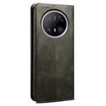 For Huawei Mate 70 Case Crazy Horse Texture Waxy Leather Wallet Stand Phone Cover