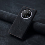 For Huawei Mate 70 Case Jeans Cloth Texture Anti-Scratch Leather Stand Phone Cover