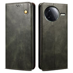 For Xiaomi Poco F7 Pro 5G / Redmi K80 5G Case Crazy Horse Texture Waxy Leather Wallet Stand Phone Cover
