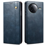 For Xiaomi Poco F7 Pro 5G / Redmi K80 5G Case Crazy Horse Texture Waxy Leather Wallet Stand Phone Cover