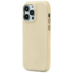 Til iPhone 16 Pro telefoncover, skin-touch litchi-tekstur læderbelagt PET mobilcover