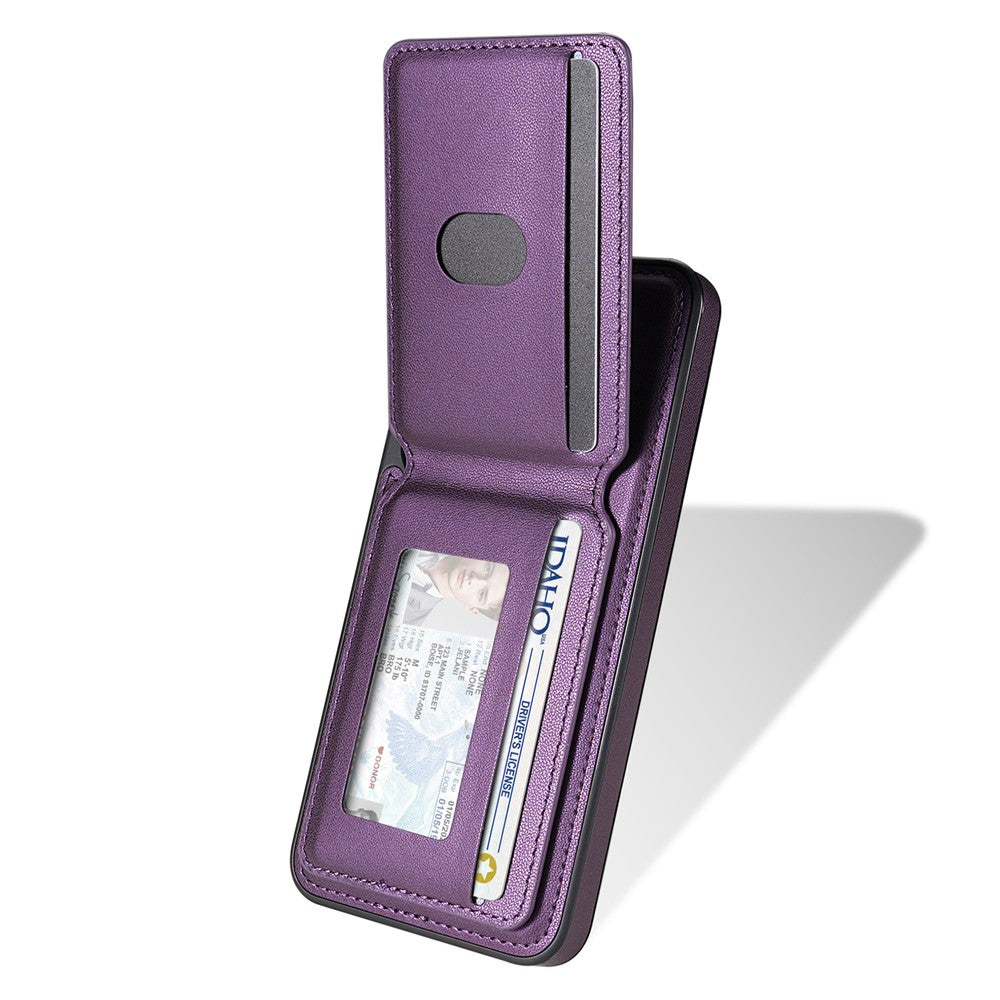 Til Samsung Galaxy A55 5G Magnetisk Etui Aftagelig Kortholder Støtteben Læder Bagcover