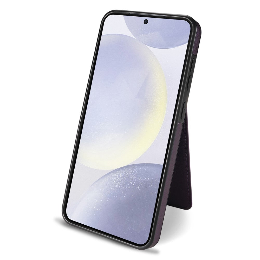 Til Samsung Galaxy A55 5G Magnetisk Etui Aftagelig Kortholder Støtteben Læder Bagcover