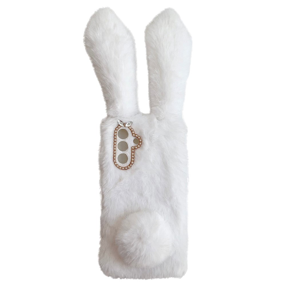 For Samsung Galaxy A36 5G Case Bunny Ears Furry Soft TPU Protective Phone Cover