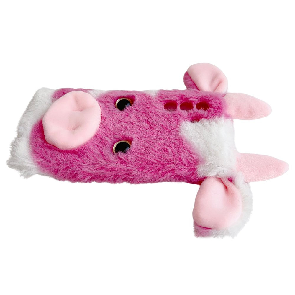 Til Samsung Galaxy A56 5G Cover Fluffy Cows Ear Blødt TPU Beskyttende Telefoncover