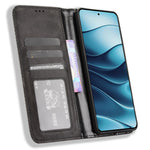 For Xiaomi Redmi Note 14 5G Leather Case Wallet Stand Retro Texture Phone Cover